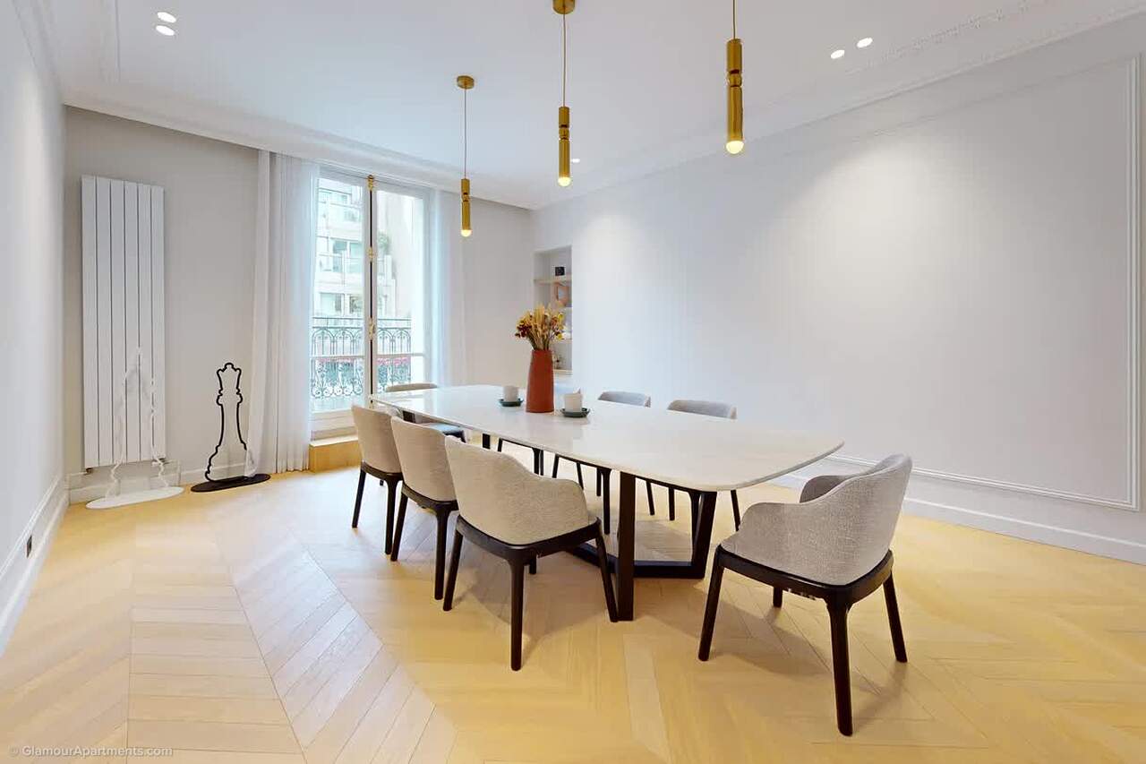 The dining room