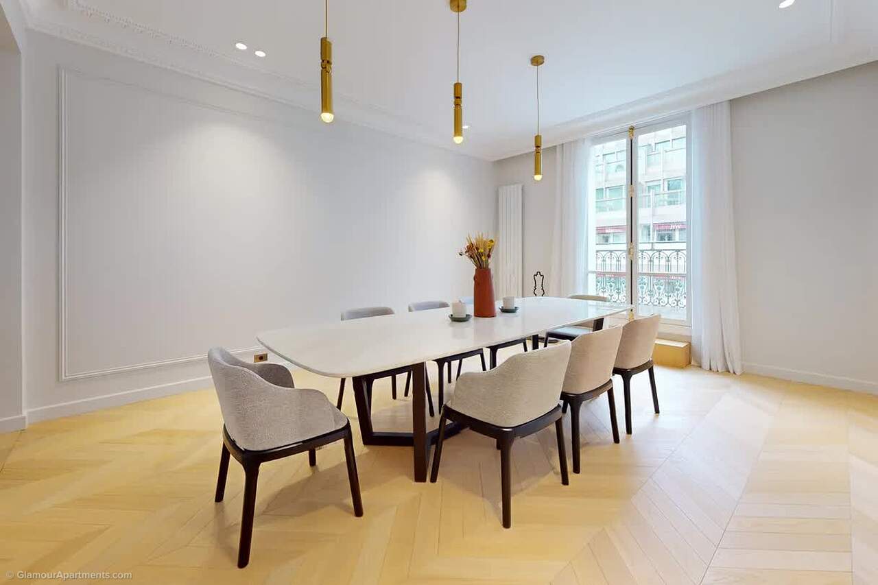 The dining room
