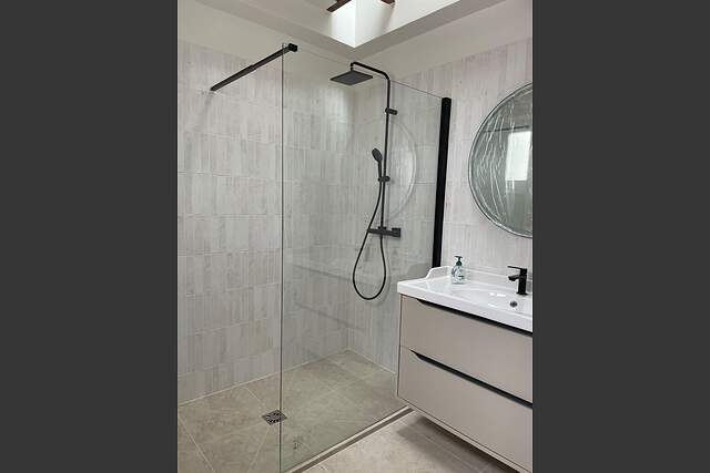 The bathroom