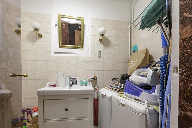 The bathroom