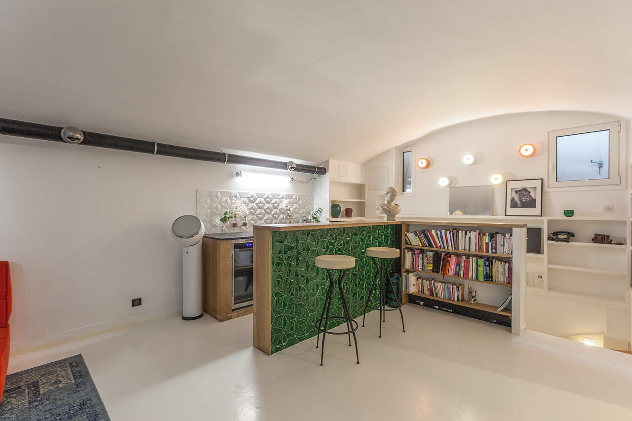 The living room