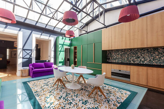 The living room