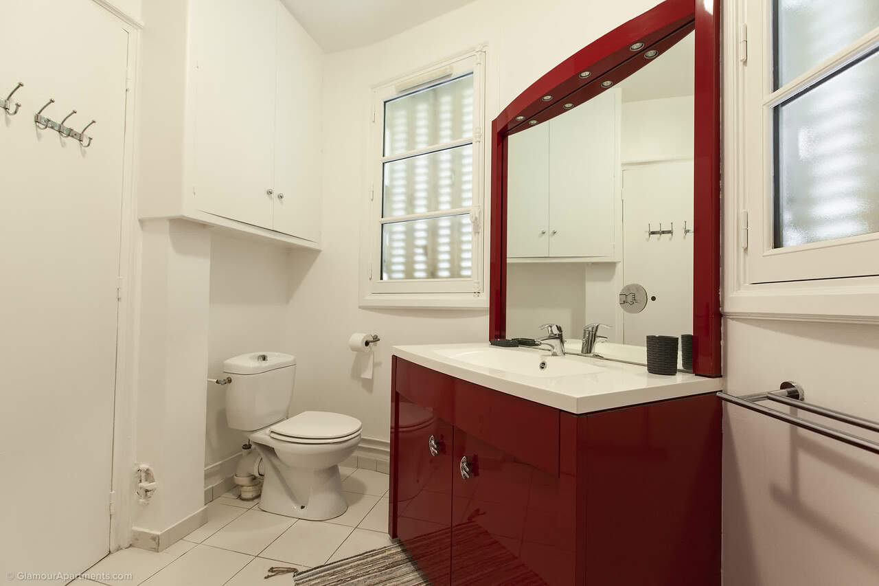 The bathroom