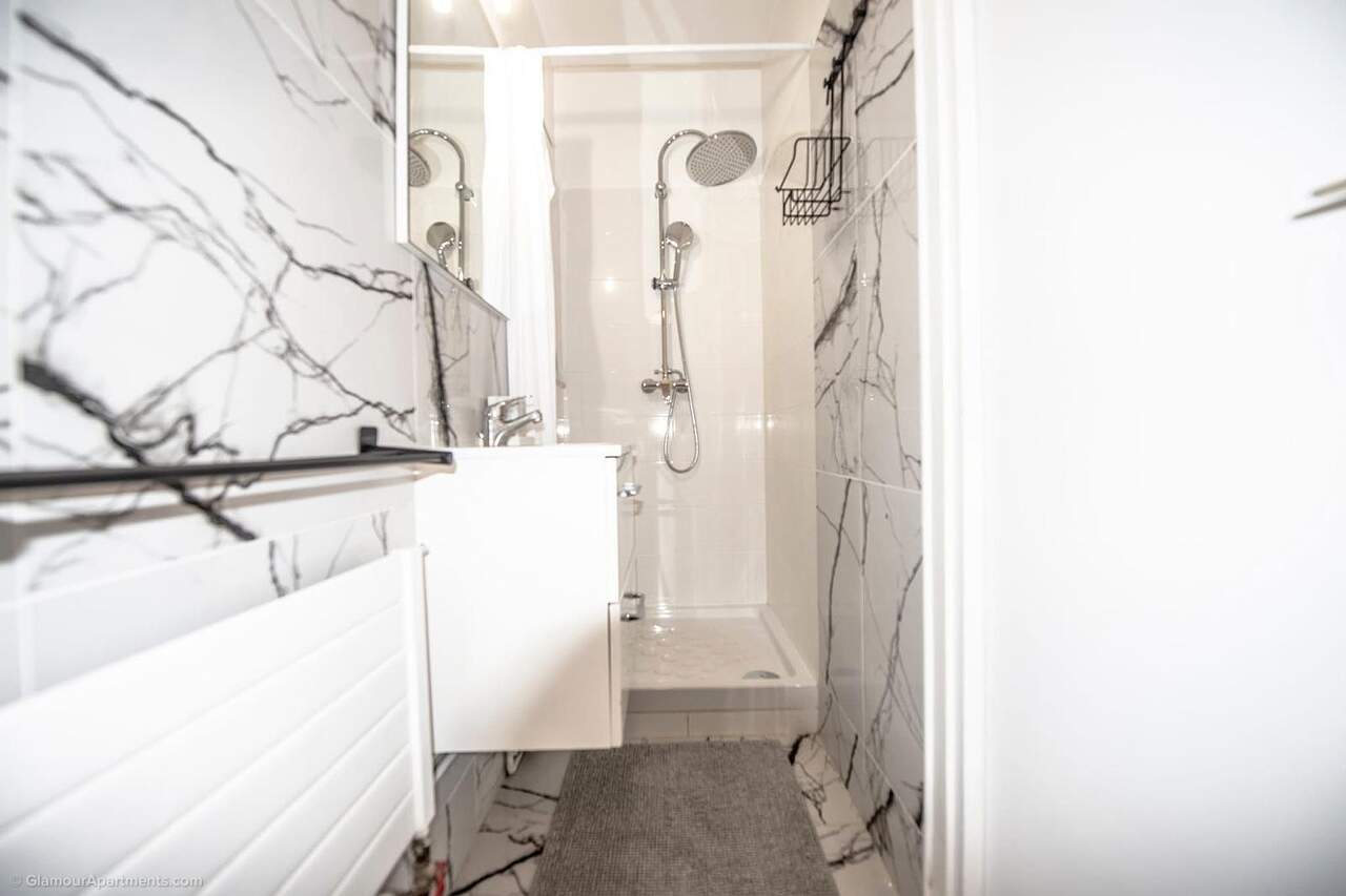 The bathroom