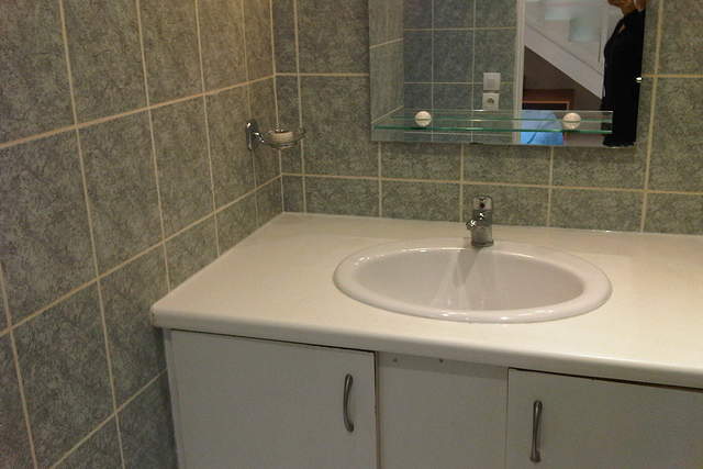 The bathroom