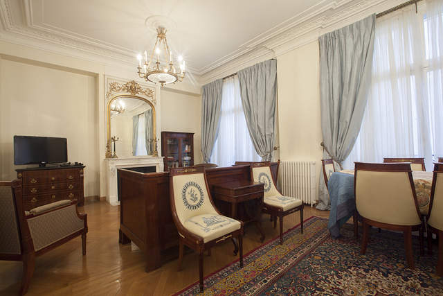 The living room