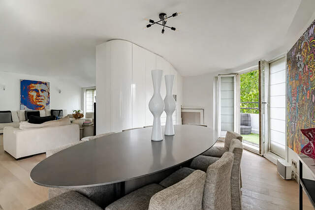 The dining room