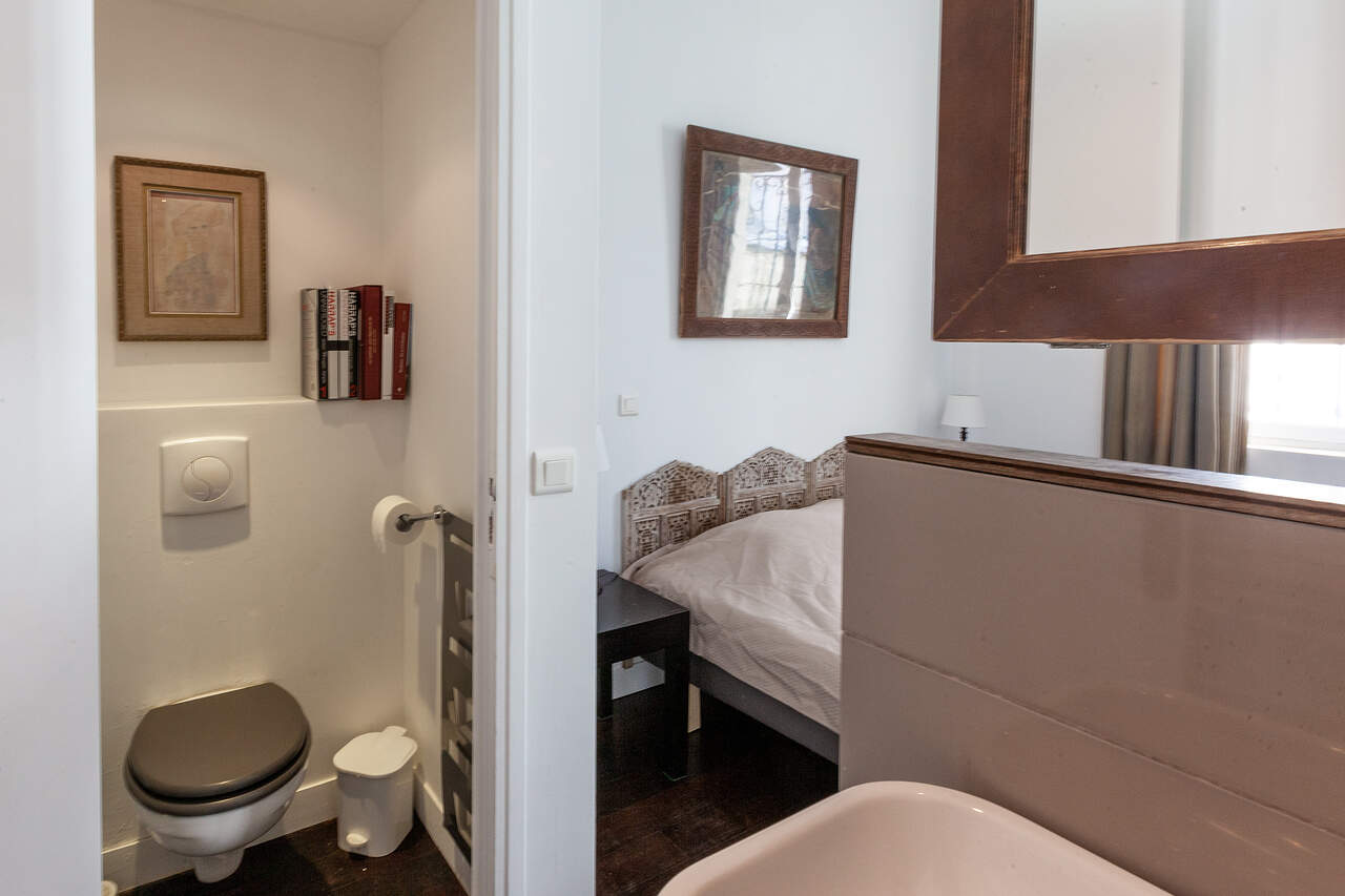 The bathroom