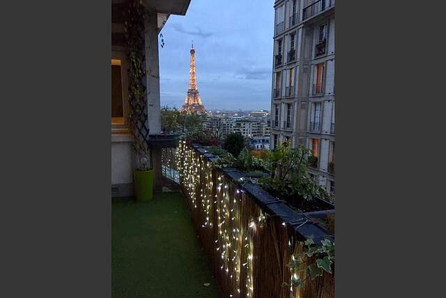 The terrace