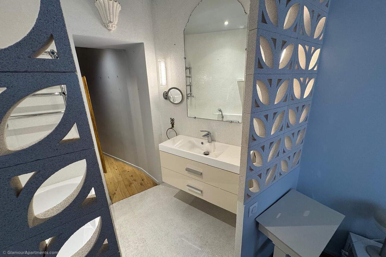 The bathroom