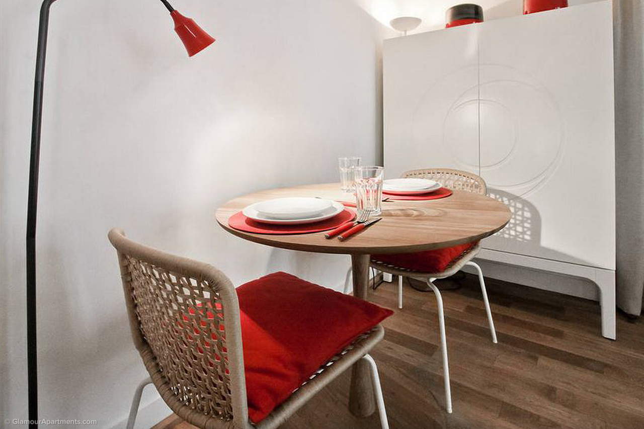 The dining room