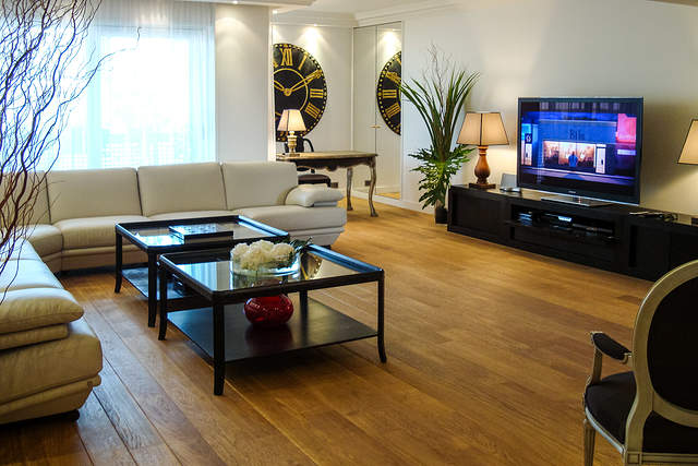 The living room