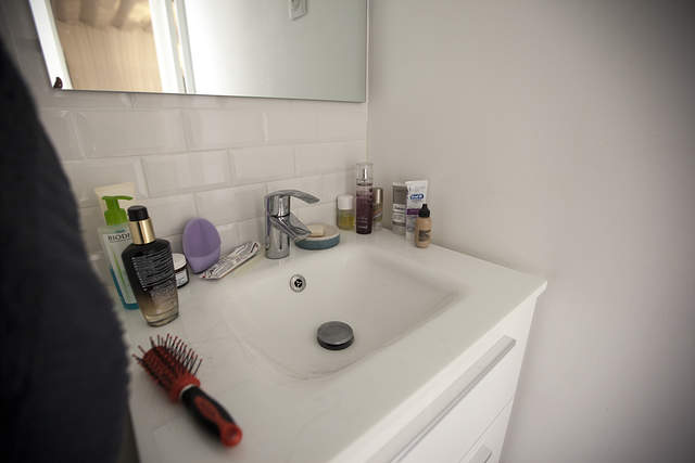 The bathroom