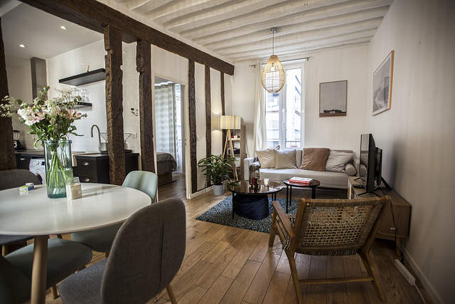 The living room