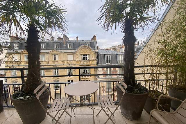 The terrace