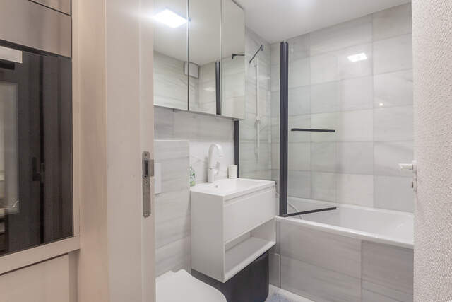 The bathroom
