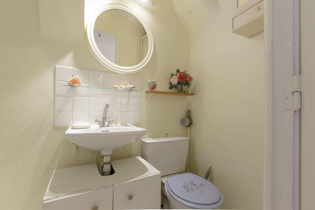 The bathroom