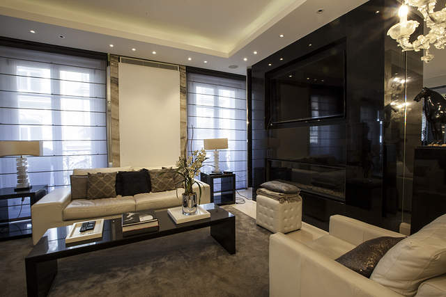 The living room