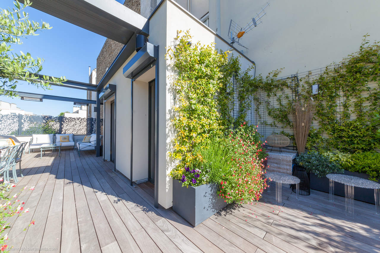 The terrace